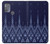 S3950 Textile Thai Blue Pattern Case For Motorola Moto G50