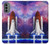 S3913 Colorful Nebula Space Shuttle Case For Motorola Moto G31