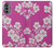 S3924 Cherry Blossom Pink Background Case For Motorola Moto G31