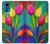 S3926 Colorful Tulip Oil Painting Case For Motorola Moto G22