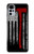 S3958 Firefighter Axe Flag Case For Motorola Moto G22