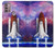 S3913 Colorful Nebula Space Shuttle Case For Motorola Moto G30, G20, G10