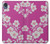 S3924 Cherry Blossom Pink Background Case For Motorola Moto E6, Moto E (6th Gen)