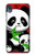 S3929 Cute Panda Eating Bamboo Case For Motorola Moto E6, Moto E (6th Gen)
