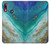 S3920 Abstract Ocean Blue Color Mixed Emerald Case For Motorola Moto E6 Plus, Moto E6s