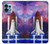 S3913 Colorful Nebula Space Shuttle Case For Motorola Edge+ (2023), X40, X40 Pro, Edge 40 Pro