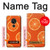S3946 Seamless Orange Pattern Case For Nokia 7.2