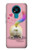 S3923 Cat Bottom Rainbow Tail Case For Nokia 3.4