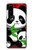 S3929 Cute Panda Eating Bamboo Case For Sony Xperia 5 III