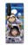 S3915 Raccoon Girl Baby Sloth Astronaut Suit Case For Sony Xperia 1 III