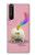 S3923 Cat Bottom Rainbow Tail Case For Sony Xperia 1 III