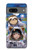 S3915 Raccoon Girl Baby Sloth Astronaut Suit Case For Google Pixel 7a