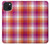 S3941 LGBT Lesbian Pride Flag Plaid Case For iPhone 15 Plus