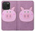 S3269 Pig Cartoon Case For iPhone 15 Pro
