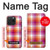 S3941 LGBT Lesbian Pride Flag Plaid Case For iPhone 15 Pro