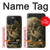 S3358 Vincent Van Gogh Skeleton Cigarette Case For iPhone 15 Pro Max