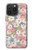 S3688 Floral Flower Art Pattern Case For iPhone 15 Pro Max