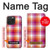 S3941 LGBT Lesbian Pride Flag Plaid Case For iPhone 15 Pro Max