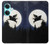 S3289 Flying Pig Full Moon Night Case For OnePlus Nord CE3