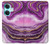 S3896 Purple Marble Gold Streaks Case For OnePlus Nord CE3