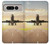 S3837 Airplane Take off Sunrise Case For Google Pixel Fold