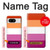 S3887 Lesbian Pride Flag Case For Google Pixel 8