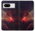 S3897 Red Nebula Space Case For Google Pixel 8