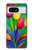 S3926 Colorful Tulip Oil Painting Case For Google Pixel 8
