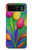 S3926 Colorful Tulip Oil Painting Case For Motorola Razr 40