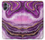 S3896 Purple Marble Gold Streaks Case For Samsung Galaxy A05