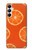 S3946 Seamless Orange Pattern Case For Samsung Galaxy A05s