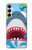 S3947 Shark Helicopter Cartoon Case For Samsung Galaxy A05s