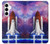 S3913 Colorful Nebula Space Shuttle Case For Samsung Galaxy A35 5G