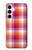 S3941 LGBT Lesbian Pride Flag Plaid Case For Samsung Galaxy A35 5G