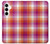 S3941 LGBT Lesbian Pride Flag Plaid Case For Samsung Galaxy A35 5G