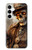 S3949 Steampunk Skull Smoking Case For Samsung Galaxy A35 5G