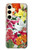 S3205 Retro Art Flowers Case For Samsung Galaxy S24