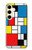 S3814 Piet Mondrian Line Art Composition Case For Samsung Galaxy S24