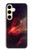 S3897 Red Nebula Space Case For Samsung Galaxy S24