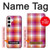 S3941 LGBT Lesbian Pride Flag Plaid Case For Samsung Galaxy S24 Plus