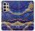 S3906 Navy Blue Purple Marble Case For Samsung Galaxy S24 Ultra