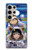 S3915 Raccoon Girl Baby Sloth Astronaut Suit Case For Samsung Galaxy S24 Ultra