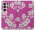 S3924 Cherry Blossom Pink Background Case For Samsung Galaxy S24 Ultra