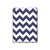 S2345 Navy Blue Shavron Zig Zag Pattern Hard Case For iPad 10.2 (2021,2020,2019), iPad 9 8 7