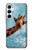S3680 Cute Smile Giraffe Case For Samsung Galaxy A55 5G