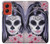 S3821 Sugar Skull Steam Punk Girl Gothic Case For Motorola Moto G Stylus 5G (2024)