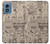 S3819 Retro Vintage Paper Case For Motorola Moto G Play 4G (2024)