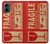 S3552 Vintage Fragile Label Art Case For Motorola Moto G 5G (2024)