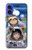 S3915 Raccoon Girl Baby Sloth Astronaut Suit Case For iPhone 16