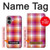 S3941 LGBT Lesbian Pride Flag Plaid Case For iPhone 16 plus